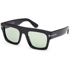 Tom Ford Men's Sunglasses - Fausto Shiny Black Plastic Square Frame | FT0711 5301N