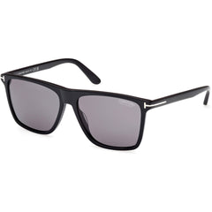 Tom Ford Men's Sunglasses - Fletcher Shiny Black Acetate Square Frame | FT0832 5901D