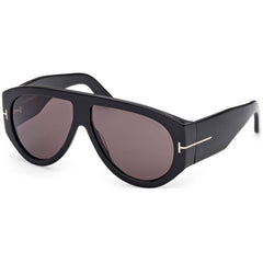 Tom Ford Men's Sunglasses - Bronson Shiny Black Acetate Pilot Frame | FT1044 6001A