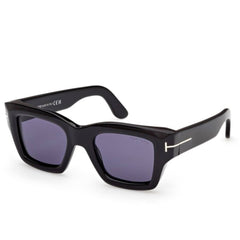 Tom Ford Men's Sunglasses - Ilias Shiny Black Acetate Cat Eye Frame | FT1154 5001V