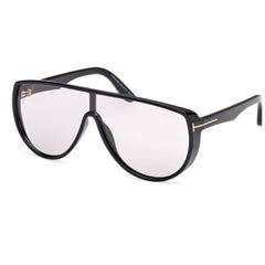 Tom Ford Men's Sunglasses - Achilles Shiny Black Shield Shape Frame | FT1182 0001A