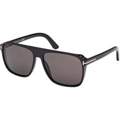 Tom Ford Men's Sunglasses - Shiny Black Acetate Square Full Rim Frame | FT1198 6001A