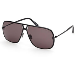 Tom Ford Men's Sunglasses - Stavros Shiny Black Metal Navigator Frame | FT1204 6301A
