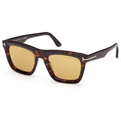 Tom Ford Men's Sunglasses - Lelio Dark Havana Plastic Square Frame | FT1207 5252E