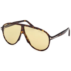 Tom Ford Men's Sunglasses - Vladimir Dark Havana Plastic Navigator | FT1211 6552E
