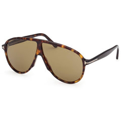 Tom Ford Men's Sunglasses - Vladimir Dark Havana Plastic Navigator | FT1211 6552N