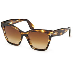 Tom Ford Women's Sunglasses - Elvira Coloured Havana Cat Eye Frame | FT1217 5555F
