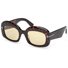 Tom Ford Women's Sunglasses - Carmen-02 Dark Havana Full Rim Frame | FT1219 5352E