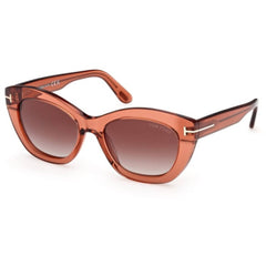 Tom Ford Women's Sunglasses - Linda-02 Shiny Orange Acetate Cat Eye | FT1285 5342F