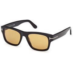 Tom Ford Men's Sunglasses - Smith-02 Shiny Black Acetate Square Frame | FT1303 5301E