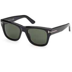 Tom Ford Men's Sunglasses - Finn-02 Shiny Black Acetate Square Frame | FT1304 5301N