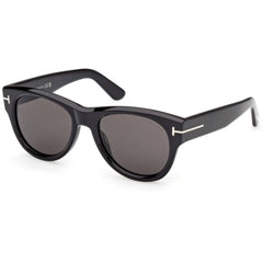 Tom Ford Men's Sunglasses - Burton-02 Shiny Black Plastic Cat Eye Frame | FT1305 5201A