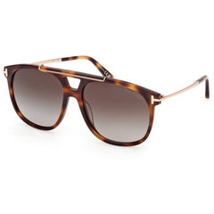 Tom Ford Unisex Sunglasses - Sam-02 Blonde Havana Acetate Navigator | FT1306 5853K