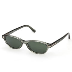 Tom Ford Women's Sunglasses - Chloe-02 Shiny Light Green Oval Frame | FT1310 5293N