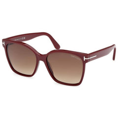 Tom Ford Women's Sunglasses - Iris-02 Shiny Bordeaux Full Rim Frame | FT1312 5669F