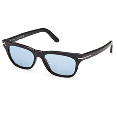 Tom Ford Unisex Sunglasses - Penn-02 Shiny Black Rectangular Frame | FT1362 5301V
