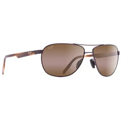 Maui Jim Unisex Sunglasses - Matte Chocolate Aviator Full Rim Frame | MJ0728S-002