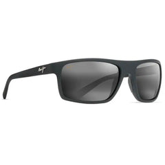 Maui Jim Unisex Sunglasses - Matte Black Rubber Nylon Rectangular Frame | MJ0746S-001