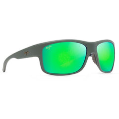 Maui Jim Men's Sunglasses - Soft Matte Khaki with Brown/Black Frame | MJ0815S-002