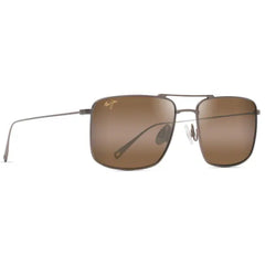 Maui Jim Men's Sunglasses - Satin Sepia Titanium Aviator Full Rim Frame | MJ0886S-003