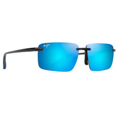 Maui Jim Men's Sunglasses - Shiny Trans Dark Grey Acetate Rimless Frame | MJ0626S-003