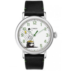 Timex Unisex Watch - Standard Peanuts Snoopy St Patricks Black Strap | TW2U72300VQ