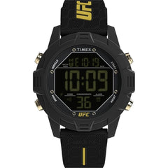 Timex Men's Watch - UFC Brawler Chrono Black Digital Dial Silicone Strap | TW2V97900VQ