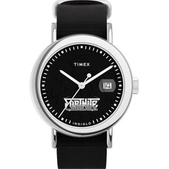 Timex Men's Watch - Fortnite Weekender Quartz Black Dial Fabric Strap | TW2Y46400JR