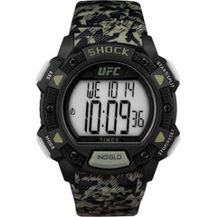 Timex Men's Watch - UFC Alarm Grey Digital Dial Camouflage Resin Strap | TW4B27500JT