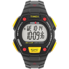 Timex Men's Watch - Ironman Digital Dial Black Resin Strap | TW5M589009J