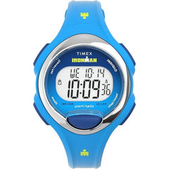 Timex Women's Watch - Ironman 30-Lap Digital Dial Blue Resin Strap | TW5M603009J
