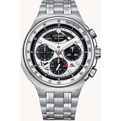 Citizen Men's Watch - Promaster Land Eco-Drive White Dial Bracelet | AV0090-50A