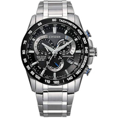 Citizen Men's Watch - Perpetual Chrono A-T Black Dial Titanium Case | CB5908-57E