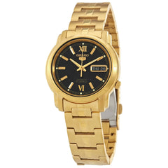 Seiko Men's Watch - Seiko 5 Automatic Black Dial Stainless Steel Bracelet | SNKK86K1