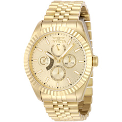 Invicta Men's Watch - Specialty Quartz Chronograph Gold Tone Dial Bracelet | 49542