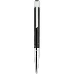 S.T. Dupont Ballpoint Pen - Initial Fender Black Barrel with Chrome Finish | 275175