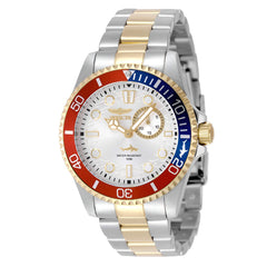 Invicta Men's Watch - Pro Diver Quartz Silver Tone Dial Two Tone Bracelet | 49273