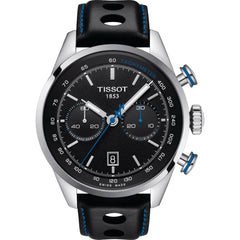 Tissot Men's Watch - Alpine On Board Chronograph Black Leather Strap | T1234271605100