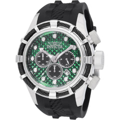 Invicta Men's Watch - Bolt Quartz Chrono Green and Black Dial Silicone Strap | 49165