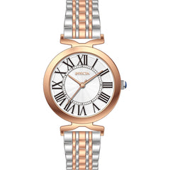 Invicta Women's Watch - Wildflower Quartz White Dial Two Tone Steel Bracelet | 69316