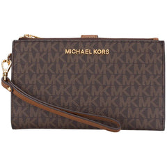 Michael Kors Women's Smartphone Wallet - Jet Set Travel Canvas, Brown | 35F8GTVW0B BRN