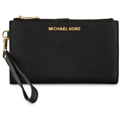 Michael Kors Women's Wristlet Wallet - Jet Set Smartphone, Black | 35F8GTVW0L BLK