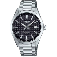 Casio Men's Watch - Edifice Black Dial Stainless Steel Bracelet | EFV-160D-1AVCR