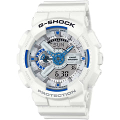 Casio Men's Watch - G-Shock World Time Ana-Digi Dial White Strap | GA-110HDS-7ACR