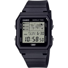 Casio Unisex Digital Watch - Alarm World Time Grey Dial Black Strap | LF-30W-1ACF