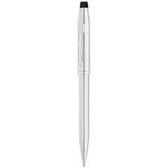 Cross Ballpoint Pen - Century II Lustrous Chrome and Black Conical Top | 3502WG