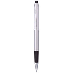 Cross Rollerball Pen - Century II Lustrous Chrome Metal and Black Conical Top | 3504