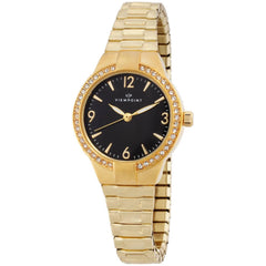 Timex Women's Watch - Viewpoint Black Dial Crystal Bezel Bracelet | CC3D861009J
