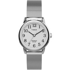 Timex Women's Watch - Easy Reader Quartz White Dial Silver Bracelet | TW2U079009J