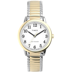Timex Women's Watch - Easy Reader White Dial Two Tone Steel Bracelet | TW2V948009J